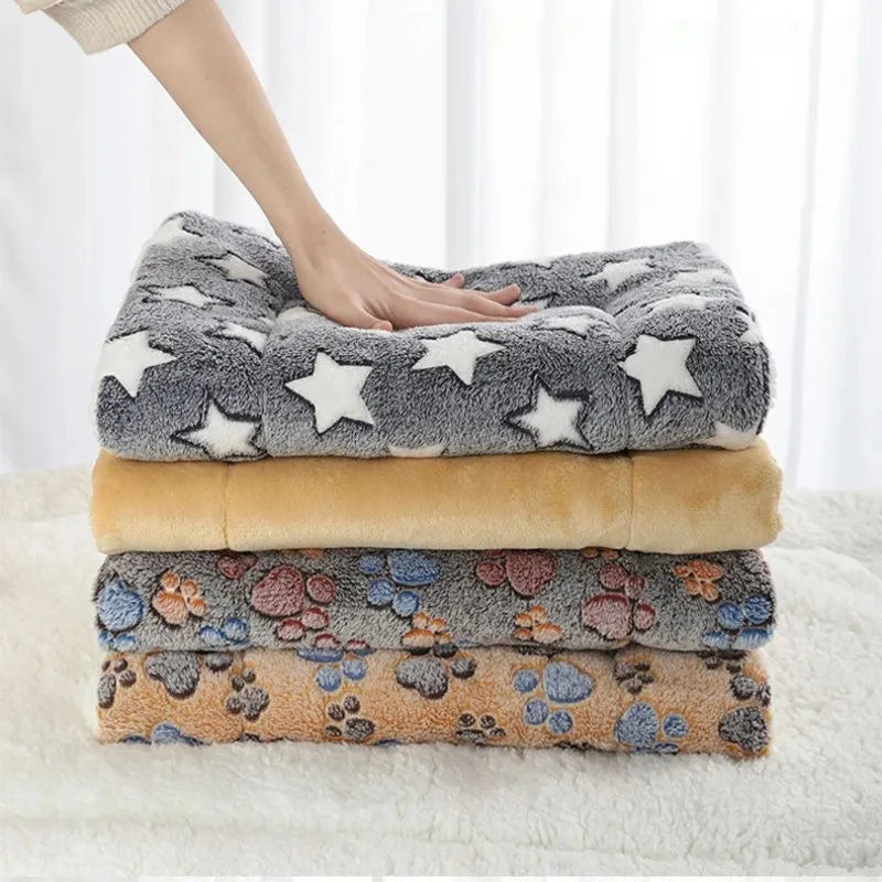 Flanell-Haustier-Schlafmatte – gemütliches Hundebett und Katzenbett, weiches Welpenbett, Hundesofa mit kuscheliger Matratze und Winterdecke für kleine und große Hunde.